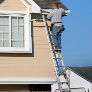 man on ladder